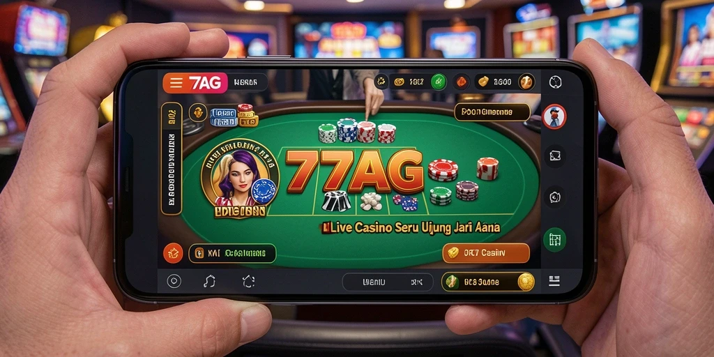 Tampilan gameplay Live Casino yang seru dan interaktif.