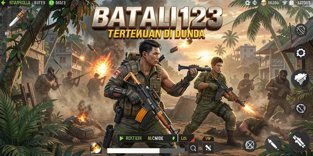 Gameplay seru BATA123 dengan aksi Battle Royale yang mendebarkan.
