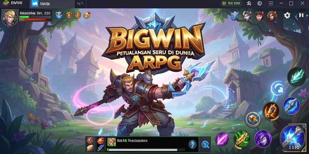 Tampilan gameplay seru dan action-packed di BIGWIN.