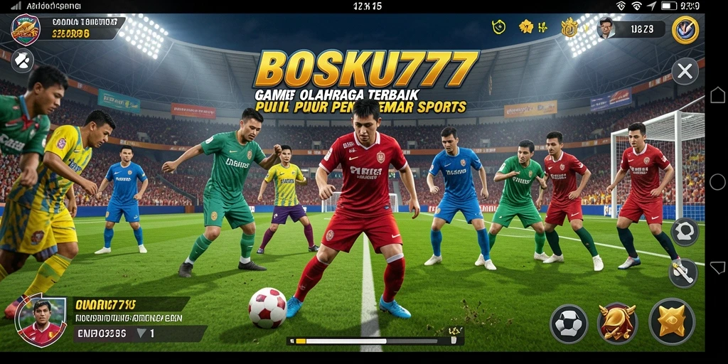 Tampilan gameplay seru dari game olahraga BOSKU777.