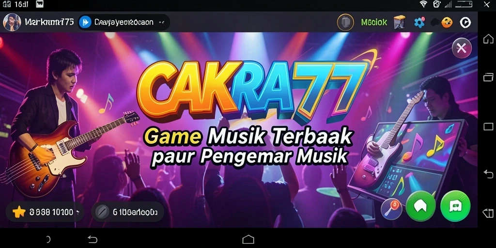 Tampilan gameplay <strong>CAKRA777</strong> yang seru dan penuh warna.