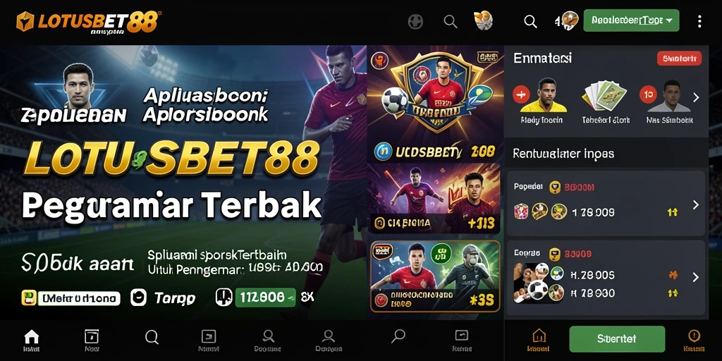 Screenshot LOTUSBET88 yang menunjukkan pengalaman taruhan yang menarik.