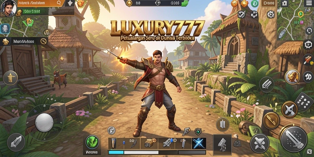 Tampilan menakjubkan dari gameplay Open World LUXURY777.