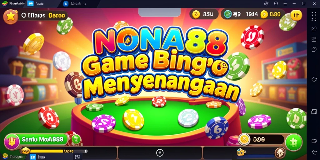 Screenshot menunjukkan antarmuka menarik NONA88 dalam permainan Bingo.