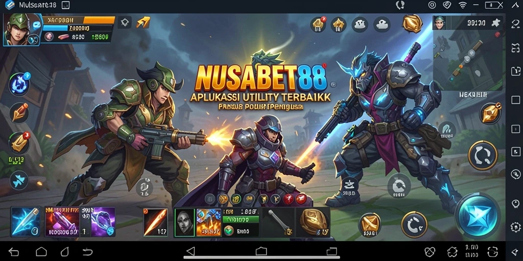 Screenshot NUSABET88 menunjukkan antarmuka pengguna yang bersih dan fungsional.