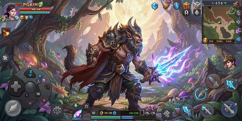Tampilan menarik dari gameplay RPG PGKING yang penuh petualangan.