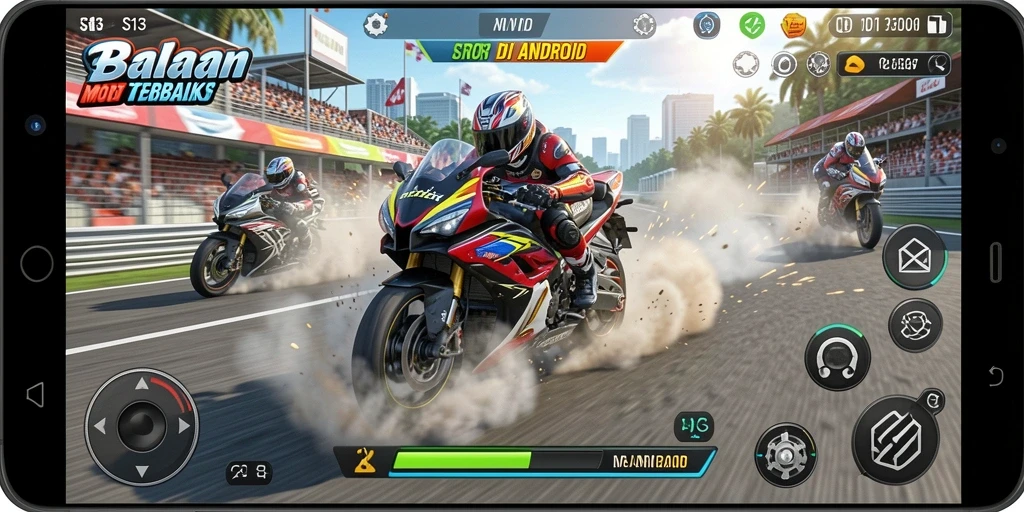 Tangkapan layar game S13 menampilkan kendaraan balap yang melaju cepat.