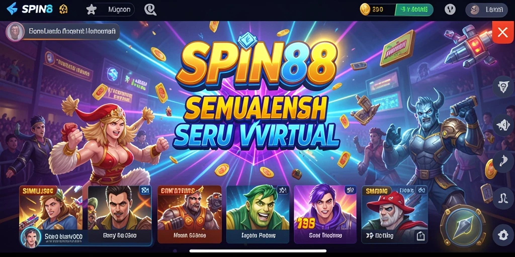 Tangkapan layar gameplay SPIN88 yang menampilkan simulasi menarik.