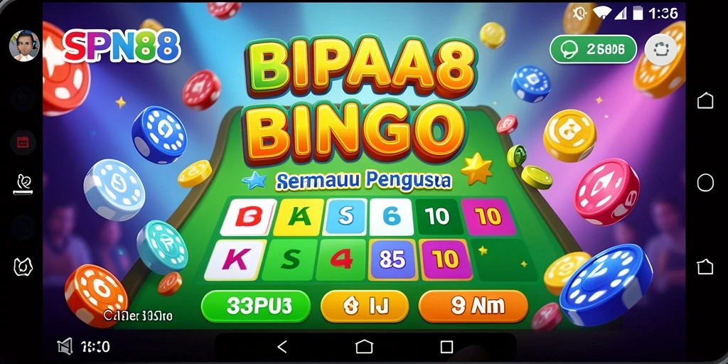 Tampilan gameplay SPN88 yang menarik dan interaktif saat bermain Bingo.