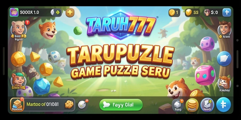 Tampilan gameplay TARUH777 yang penuh tantangan puzzle.