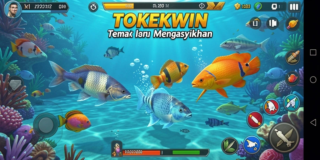 Tampilan gameplay TOKEKWIN yang penuh aksi dan seru.