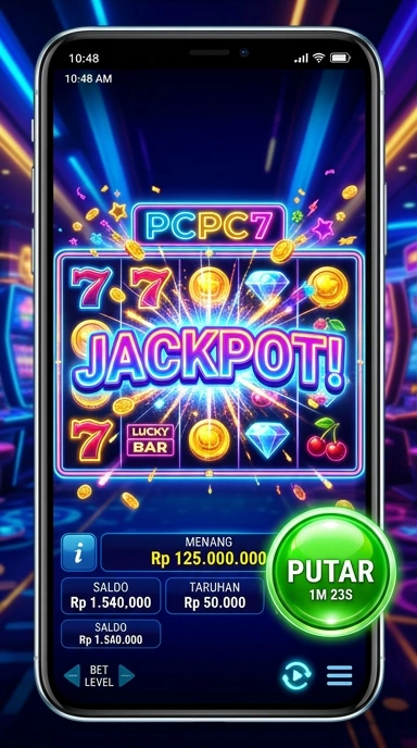 Tampilan antarmuka utama aplikasi pcpc7.